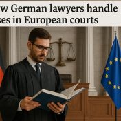 How German lawyers handle cases in European courts