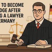 How to become a judge after being a lawyer in Germany