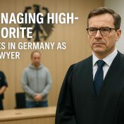 Managing high-profile cases in Germany as a lawyer