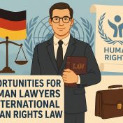 Opportunities for German lawyers in international human rights law