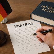 The process of drafting contracts under German law